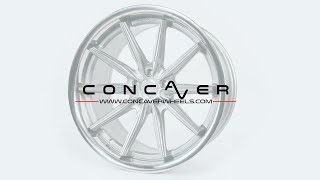 Felgi Concaver CVR8 Wheel ¦ Brushed Titanium + Polished SS Lip