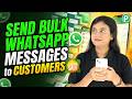 Send Bulk WhatsApp Messages to All Customers (Summer Sale 🤯)