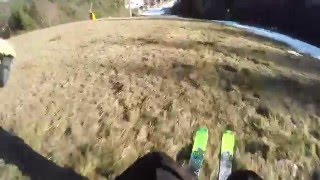 GoPro: grass skiing in December