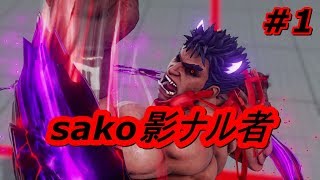 スト5AE ストリートファイター5　sako影ナル者 01