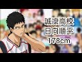 【影子籃球員】主要角色身高 u0026電影版人物🏀