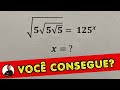 Linda simplificação matemática de raiz quadrada 🤯 Encontre o valor de X