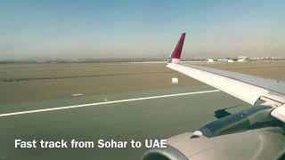 36 seconds from Sohar to UAE