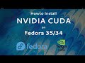 Install NVIDIA CUDA Toolkit 11.5 on Fedora 35/34