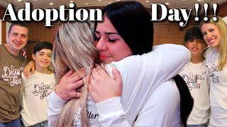 IT'S ADOPTION DAY!!! | We're So Happy | Emotional