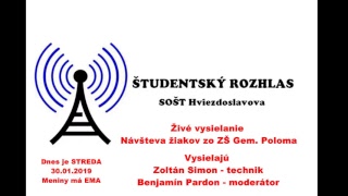 Študentský rozhlas - živé vysielanie