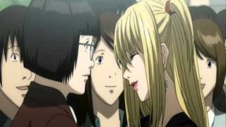 L touches Misa's butt [English Dub]