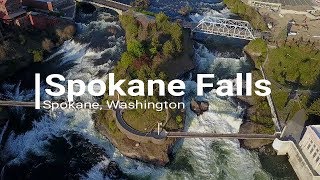 Spokane Falls Drone Flight