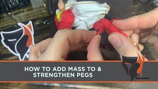 How to add mass to and strengthen Mafex pegs (Shazam)