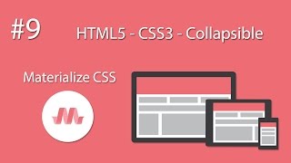 HTML5 - CSS3 - Material Design - Materialize CSS - #9 Collapsible - Basic
