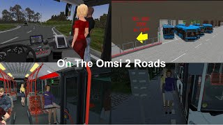 On The Omsi 2 Roads. (Fails, interesting and funny moments) #1