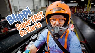 Blippi Tests Out Super FAST Go-Karts! | Explore with BLIPPI!!! | Educational Videos for Toddlers
