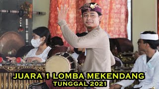 JUARA 1 LOMBA MEKENDANG TUNGGAL JAUK MANIS  | GELASIS 2021 SMA 7 DENPASAR