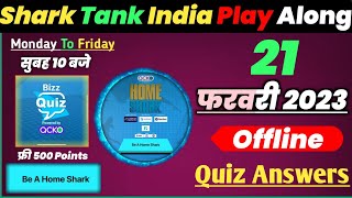 Shark Tank India Offline Quiz 21 February Answers || SHARK TANK INDIA Play Along|| Kishore Kushwaha