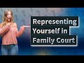 How Can I Effectively Represent Myself in Family Court?