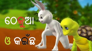 Rabbit and Tortoise || ଠେକୁଆ  ଓ  କଇଁଛ  ଗପ || ( Odia story video ) -Edited By- AMARJEET LAKRA