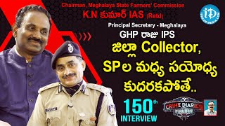 GHP Raju IPS \u0026 Retd IAS KN Kumar Exclusive Interview | Crime Diaries With Muralidhar | Episode 150