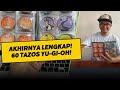 PERJUANGAN TELAH SELESAI! LENGKAP SUDAH 60 TAZOS METALIX YU-GI-OH!