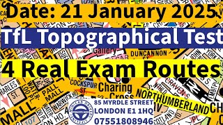 TfL Topographical Exam Routes 2025 | Manor Park Road Closed | City Road | Leyton | Tower Bridge Road