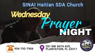 Service Mercredi Soir| Past Arbentz Pierre Antoine | 01-22-2025 | SINAI SDA CHURCH