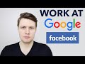 Why You Should Work At Google And Facebook (as a software engineer)