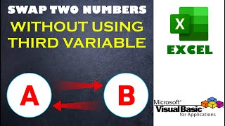 Excel VBA - Swap two numbers without using third variable
