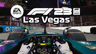 F1 23  Las Vegas in VR - NEW TRACK - No commentary Lap