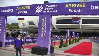 Montreal Half Marathon finish