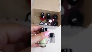 Verymiss cosmetics🤩 unboxing time #cosmetics #nailpolish #lipstick #love #shorts #makeup