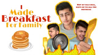 Made Breakfast for my family! | Abhishek Nigam |  New YouTube Video |