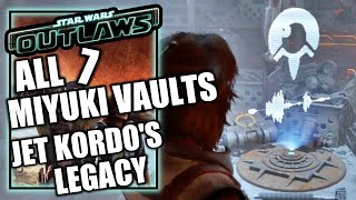 Star Wars Outlaws - ALL 7 MIYUKI SECRET VAULTS - Jet Kordo’s Legacy Side Quest