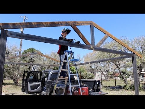 Building a Metal Carport - Part 1 Building a Metal Carport - Part 1