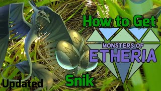 How to Get New Snik- Roblox Monsters of Etheria [UPDATED]