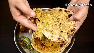 उत्तराखंड की फेमस बेडू रोटी ( भरी रोटी ) | Bedu Roti | Chef Bhupi | Honest Kitchen