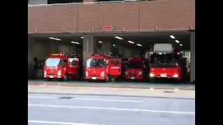 東京消防庁池袋消防署 火災出場!  Fire engines responding from Ikebukuro Fire Sta. of Tokyo Fire Department .