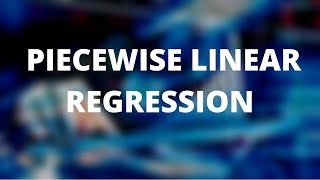 Piecewise Linear Regression || Econometrics || Statistical modelling