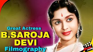 B.Saroja Devi | Bollywood Hindi And South Indian Films Actress | All Movies List