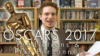 Oscars 2017 - Prédictions et Prix Personnels