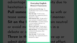 Everyday English Phrases and Expressions ✅ Advanced English | TOEFL Vocabulary #americanenglish #esl