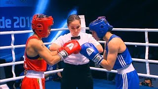Semifinals (W51kg)  Mary KOM (IND) vs Busenaz  CAKIROGLU (TUR)  / AIBA WWCHs Ulan Ude 2019