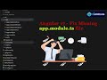 Angular 17! app.module.ts file missing in Angular | module.ts Missing File Latest Version