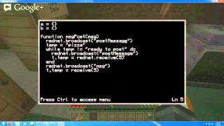 Trying out Rednet in computercraft