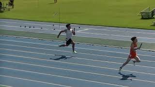 20220821大牟田サマー記録会 男子4x100mリレー第1組