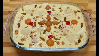 Creamy Custard Trifle Recipe || Lab e Shireen Recipe || Creamy Dessert Recipe ||