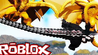 MONSTER ZERO does the IMPOSSIBLE to GODZILLA (roblox)