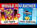 Would You Rather...? HOT vs COLD | FOOD Edition 🔥❄️