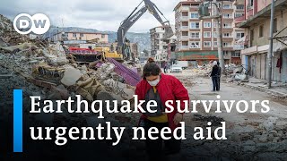 Donors pledge seven billion euros for earthquake victims | DW News