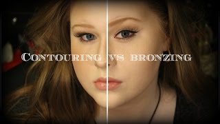 How To: Contouring VS Bronzing 101 (NATURAL)