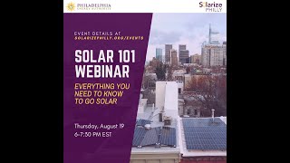 Solar 101 Webinar: Everything You Need to Know to Go Solar