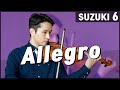 Suzuki Violin School Vol.6 Allegro @보찬TV